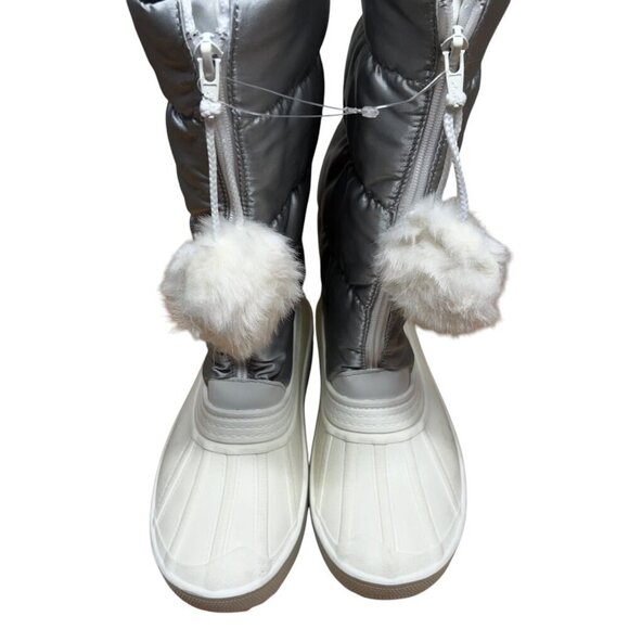 Pajar  Fay Tall Quilted Waterproof Silver Winter Boots US 7 NWOT - Picture 8 of 8